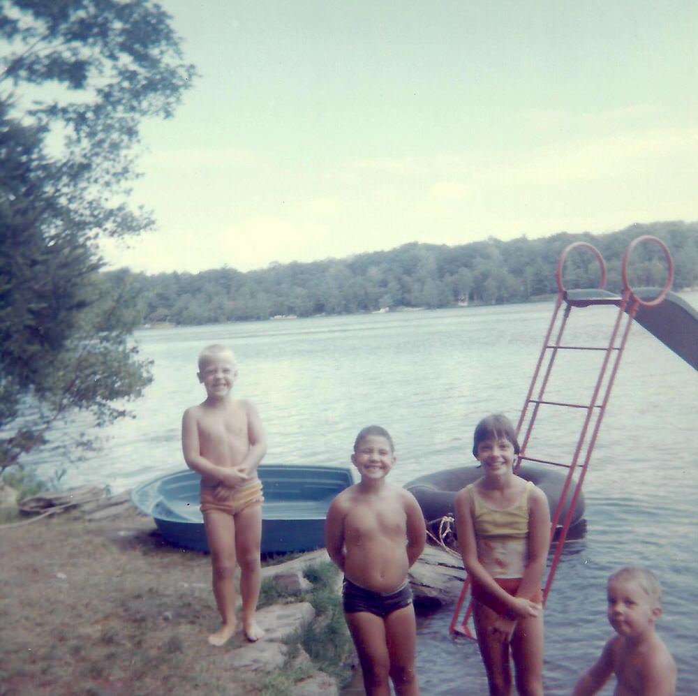 1968 Fellenzer Kids L R John, Mark, Sally, Eric