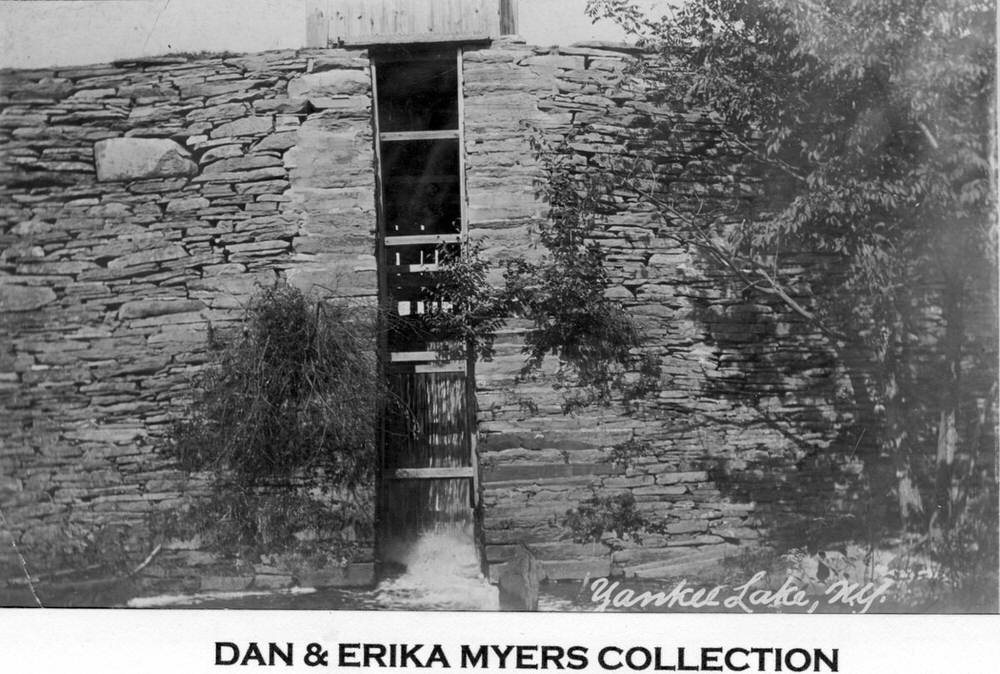 Myers  013 Yankee Lake Dam Summer Postmark 1911